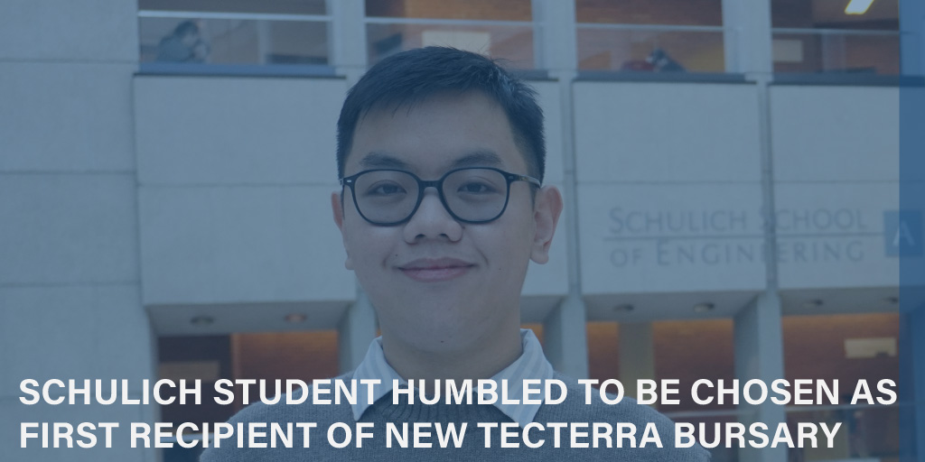 Schulich student humbled to be chosen as first recipient of new TECTERRA bursary